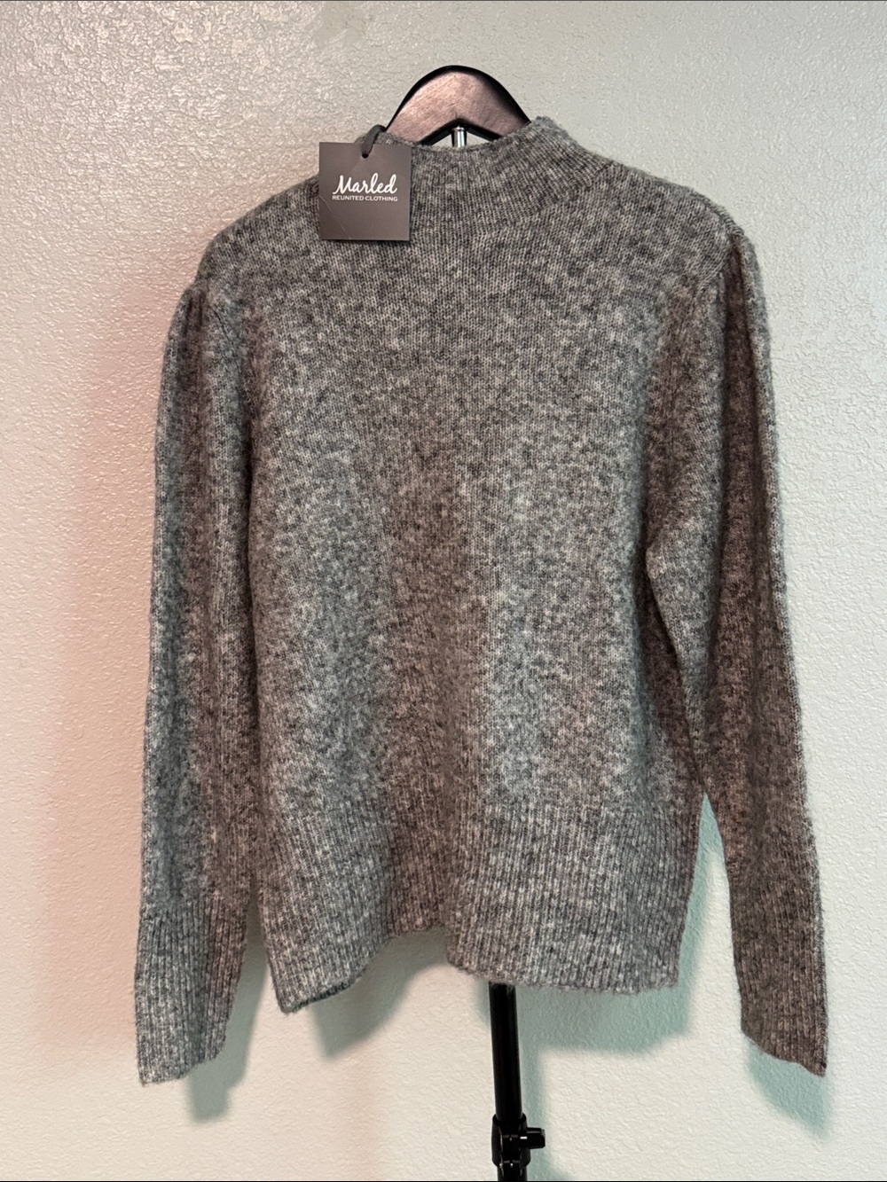 NWT Marled Reunited Clothing Funnel Neck Sweater XL